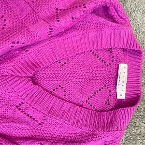 Fun heart etched sweater !